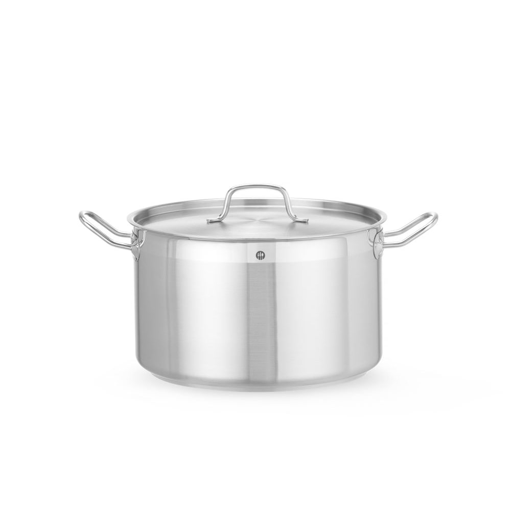 HENDI Kookpan middel - met deksel, Profi Line, 15,1L, ⌀320x(H)190mm