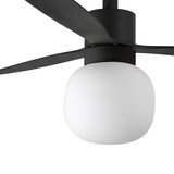 thumbnail of AMELIA L BALL LED Schwarzer Deckenventilator
