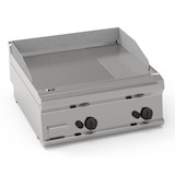 thumbnail of Gas-Grillplatte glatt-gerillt hartverchromt mit 2 Heizzonen Tischgerät