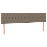 thumbnail of vidaXL Boxspringbett mit Matratze & LED Taupe 180x200 cm Stoff