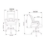 thumbnail of Sillas de escritorio/juvenil con asiento textil color rojo. Modelo Martina