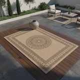thumbnail of Teppich Balkon Vintage Pflegeleicht Waschbar Strapazierfähig Terrasse Küche Schwarz 120x170 cm OEKO-TEX – JUNGFRAU von Kadima Design