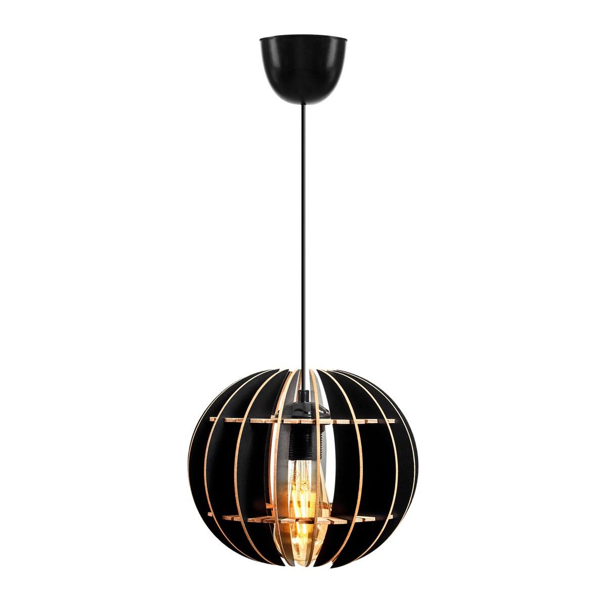 WellHome Deckenlampe 60cm in Schwarzem Design Esfera