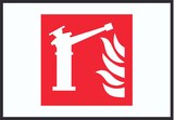 thumbnail of Feuerlöschmonitor Symbol Schild A5 (148x210mm)