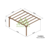 thumbnail of Pérgola de Madera Laminada Adosada  - PALMA