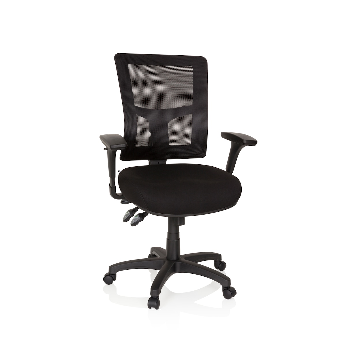 Bürostuhl / Drehstuhl IMPACT PRO Stoff schwarz hjh OFFICE