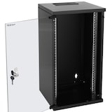 thumbnail of HMF 63412-02 Serverschrank 10 Zoll, 12 HE, 31,2 x 30 x 59,5 cm, Schwarz