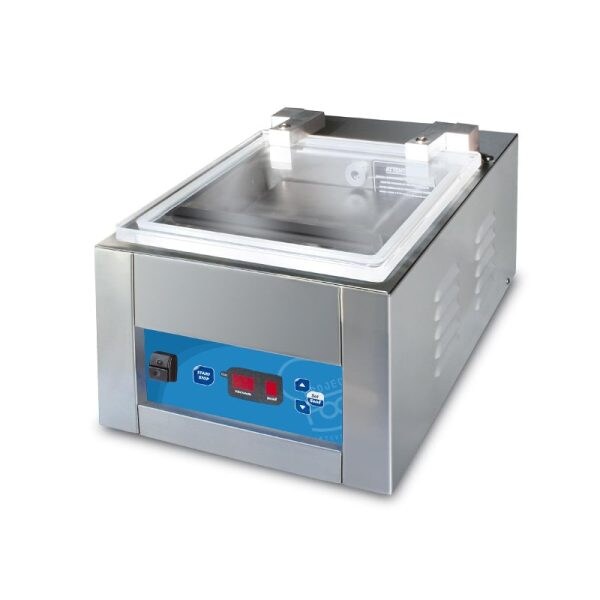 Sottovuoto a campana da banco professionale con barra saldante da 250 mm