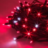 thumbnail of Guirlande Lumineuse IP67 20M 200 MaxiLED rouge et blanc froid scintillant 230V câble vert professionnelle Lotti