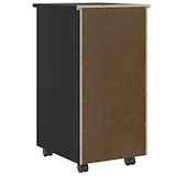 thumbnail of vidaXL Rollschrank mit Schubladen MOSS Schwarz Massivholz Kiefer