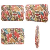 thumbnail of Sacoche Ordinateur Portable Étanche Feuilles Colorées Protection Optimale Blanc YONIS