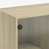 thumbnail of vidaXL Bücherschrank mit Türen Sonoma-Eiche 136x37x142cm Holzwerkstoff