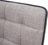 thumbnail of 6er-Set Esszimmerstuhl | HxBxT 103x43x54cm | Sitzhöhe 41cm | Stoff/Textil FSC® | Creme-Grau | Stuhl Küchenstuhl