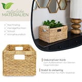thumbnail of HMF Aufbewahrungskorb, Korb geflochten aus Wasserhyazinthe, 2er Set, passend für Billy, 35 x 25 x 20 cm