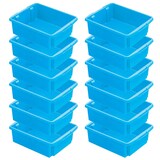 thumbnail of 12x Aufbewahrungsbox, stapelbar, nestbar, 17 Liter, LxBxH 455x360x145 mm, blau
