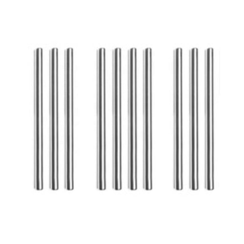 Paille courte 125 mm inox | lot de 10 | Marque française