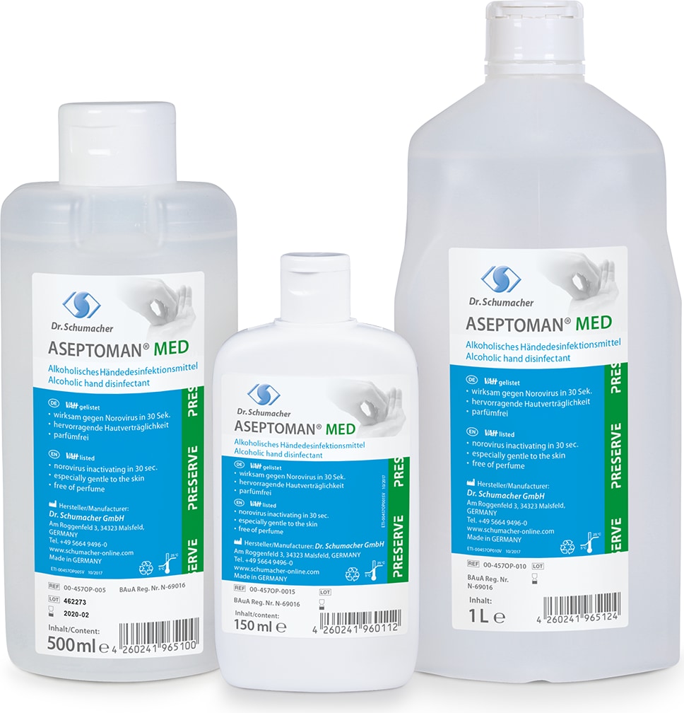Dr. Schumacher - Aseptoman med Händedesinfektion (500ml)