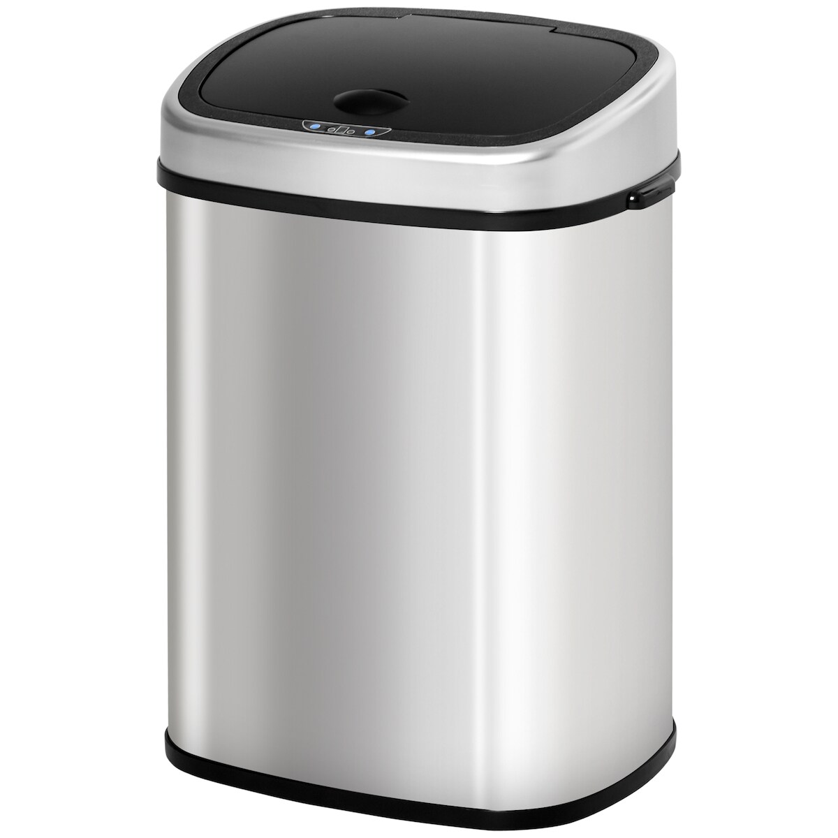 HOMCOM - Automatik Mülleimer - 40,5L x 29,5B x 57H cm - silber