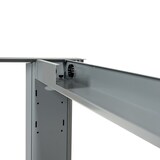 thumbnail of Rocada mesa de oficina serie metal 180x80 blanco / blanco