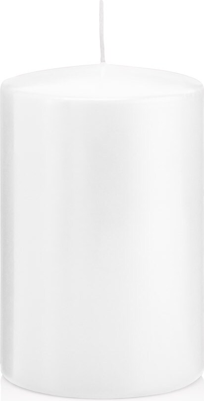 Stumpenkerzen Weiß Ø 98 x 150 mm, 6 Stück