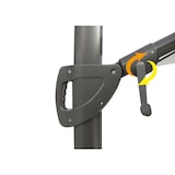 thumbnail of METRO PROFESSIONAL Ampelschirm quadratisch, ohne Volant, Aluminium/Stahl, 3 x 3 m, mit Kurbel und Kippfunktion, silber/grau