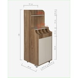 thumbnail of Mobiliara - Desserte Serveo mobile - Interieur - Mdf Finition stratifiée -  Version Haute