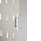 thumbnail of Relaxdays Schlüsselkasten, mit Tür, 9 Haken, Home Sweet Home, HBT: 24 x 21 x 6,5 cm, Schlüsselbox Magnetverschluss, weiß