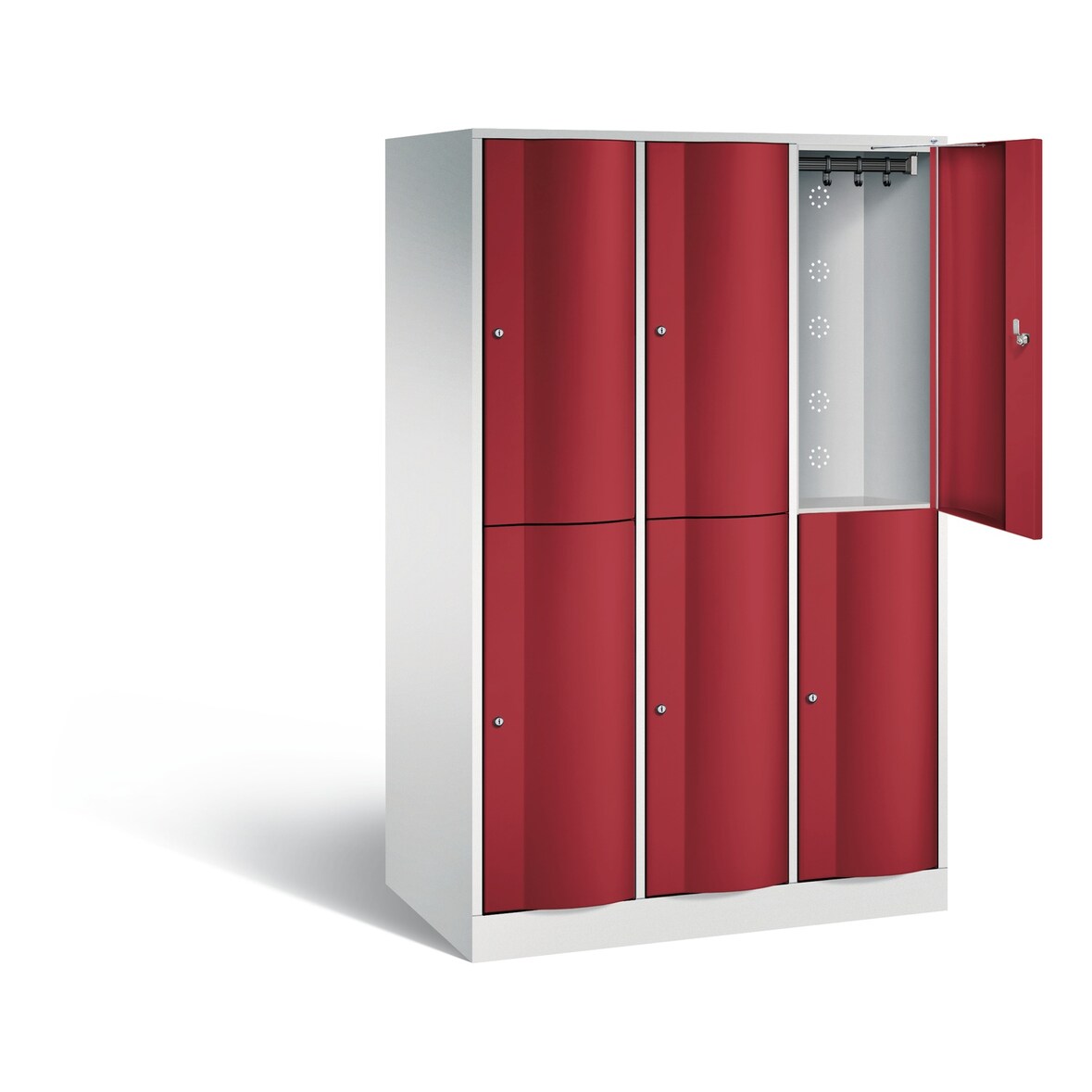 C+P Spind doppelstöckig XL Resisto, H1950xB1148xT640mm