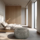 thumbnail of Sitzsack / Bodensofa Sitzolo R Cord Stoff grau hjh LIVING