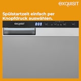 thumbnail of Exquisit PRO Geschirrspüler 60 cm, Unterbaufähig, EEK: C, 14 Maßgedecke, Besteckschublade, Automatische Türöffnung, 11 Liter, GSP56314-030C silber