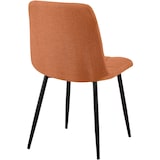thumbnail of CHEFGASTRO Esszimmerstuhl IOWA Stoff HxBxT 84x45x55cm Orange Küchenstuhl