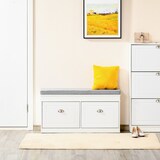 thumbnail of HOMCOM Panca Scarpiera in Legno con 2 Cassetti e Mensola per 8 Scarpe