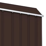 thumbnail of vidaXL Gerätehaus Braun 87x98x159 cm Verzinkter Stahl