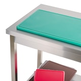 thumbnail of Romux® Tavolo in Acciaio Inox per Ristorazione Centrale con 1 Ripiano 1500x700x850 mm | Tavolo da Lavoro Inox Resistente alla Corrosione