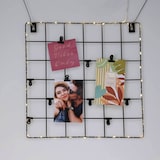 thumbnail of WellHome - Mensola a muro per quadri con LED in metallo nero 36x36x2cm