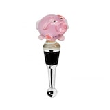 thumbnail of Flaschenverschluss Schwein für Champagner, Wein und Sekt, Höhe 10 cm, Muranoglas-Art, Handarbeit