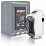 thumbnail of Brandson Steckdosen Heizlüfter mit Fernbedienung & Timer, 400W Heizlüfter, Überhitzungsschutz, Automatische Abschaltung, Weiß