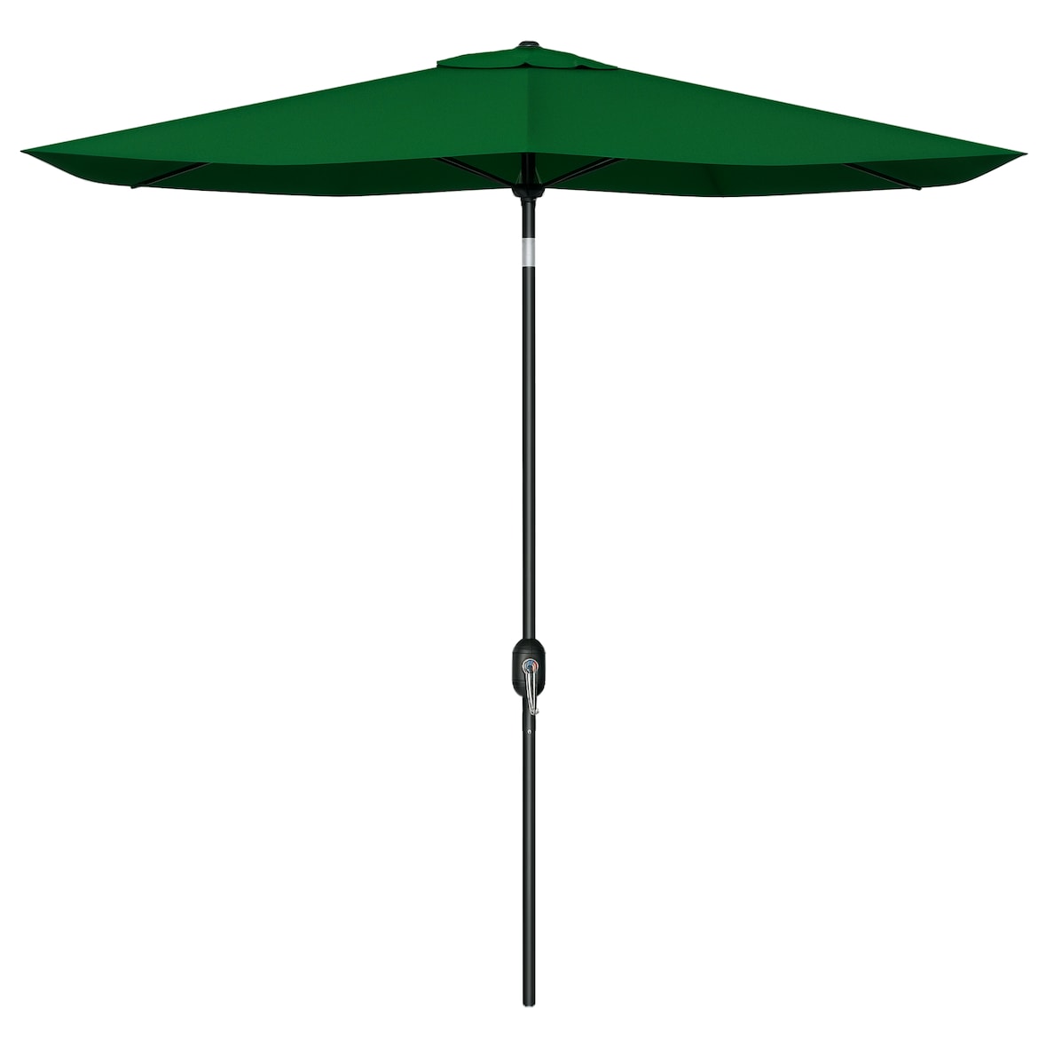 Outsunny Chapéu de Sol de Jardim 300x200x248 cm Proteção UV50+ Inclinável com Teto de Ventilação e Manivela para Terraço Verde