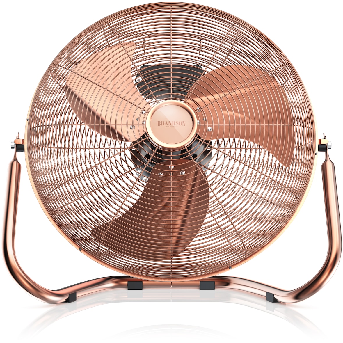 Brandson Windmaschine Retro-Ventilator 200 W, großer Rotor 53,5 cm, neigbar, GS geprüft, für Wohnzimmer oder Büro
