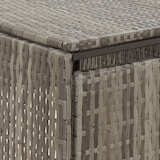 thumbnail of vidaXL Containerberging driedubbel 207x80x117 cm poly rattan grijs