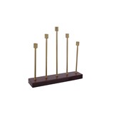 thumbnail of Kerzenhalter Esmeralda Deco 500 Bordeaux / Gold