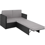 thumbnail of tectake Canapé de jardin CORFOU modulable - noir/gris - 405081