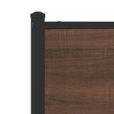 thumbnail of vidaXL Metallbett ohne Matratze Braun Eichen-Optik 120x190 cm