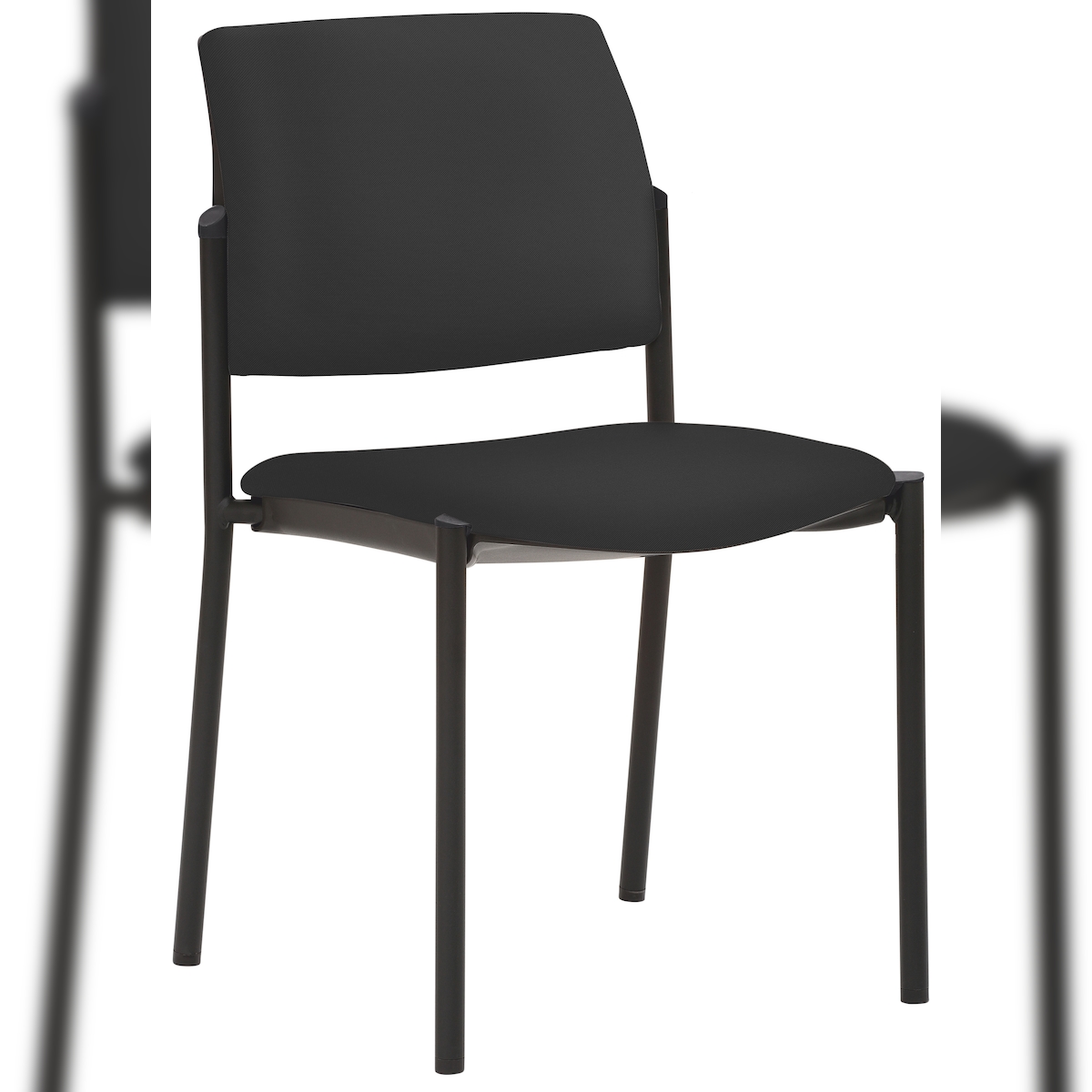 Mayer Sitzmöbel, Stapelstuhl 2518, Schwarz (VE = 2 Stück)