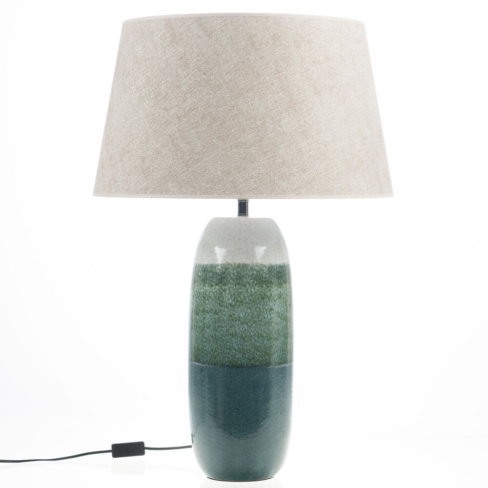 Lampe Green 80 cm - Grün Rund Keramik Amadeus 40x50 cm
