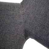 thumbnail of Lot de 6 chaises de salle à manger HWC-A50 II, chaise de cuisine, design rétro années 50 ~ textile, gris, pieds clairs