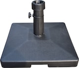 thumbnail of Base para Guarda-sol 27 kg Quadrada Cimento Carcaça Preta