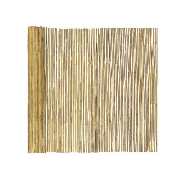 Bambus Sichtschutzzaun "Brasil" - Natur - Gespaltenes Bambusrohr / 150 x 300 cm