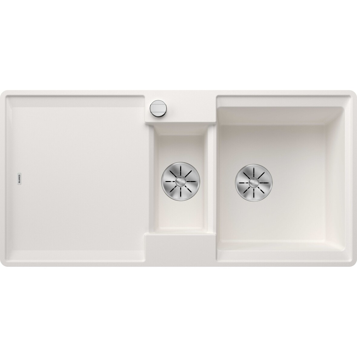 BLANCO ADIRA 6 S-F Einbauspüle SILGRANIT weiß ab 60 cm Excenter
