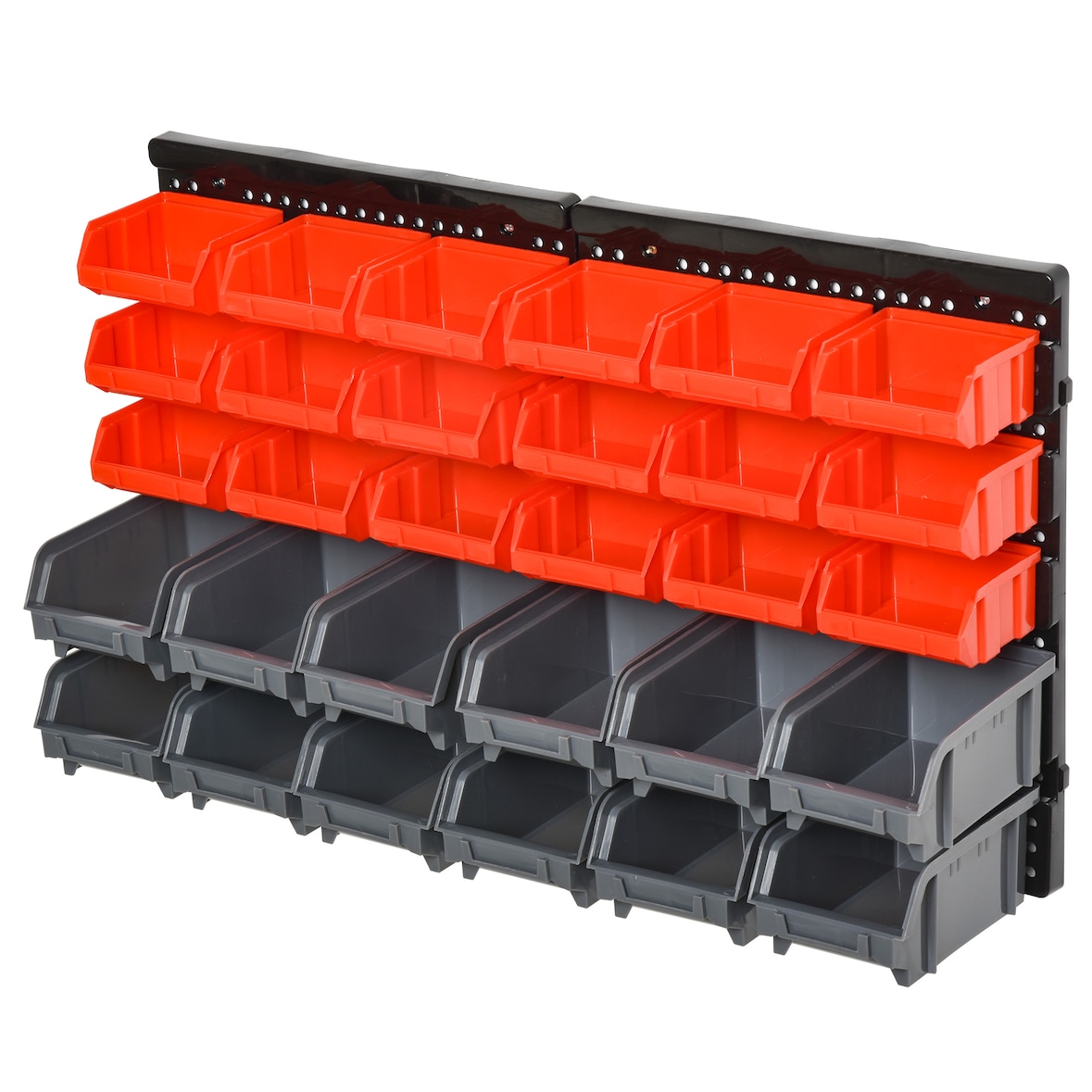 DURHAND Organizador de Tornillos y Ferretería para Pared Cajas 2 Tamaños 37,5x18x95,5